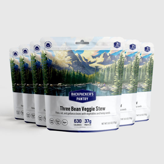 Backpacker's Pantry Three Bean Veggie Stew 6 Pack