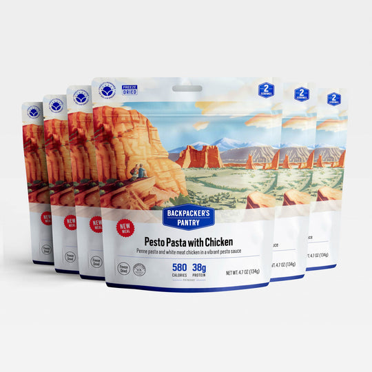 Backpacker's Pantry Pesto Pasta with Chicken 6 Pack
