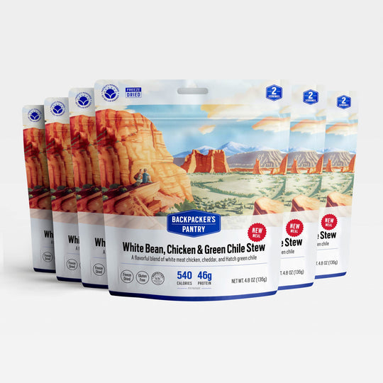 Backpacker's Pantry White Bean, Chicken, and Green Chile Stew 6 Pack