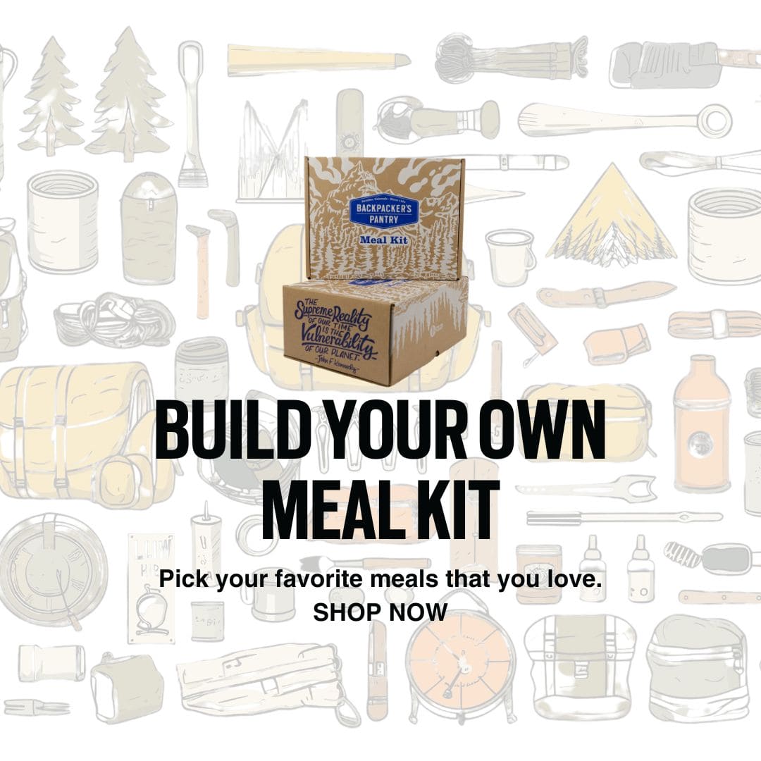 Build your own emergency meal kit - meat, vegan, vegetarian 