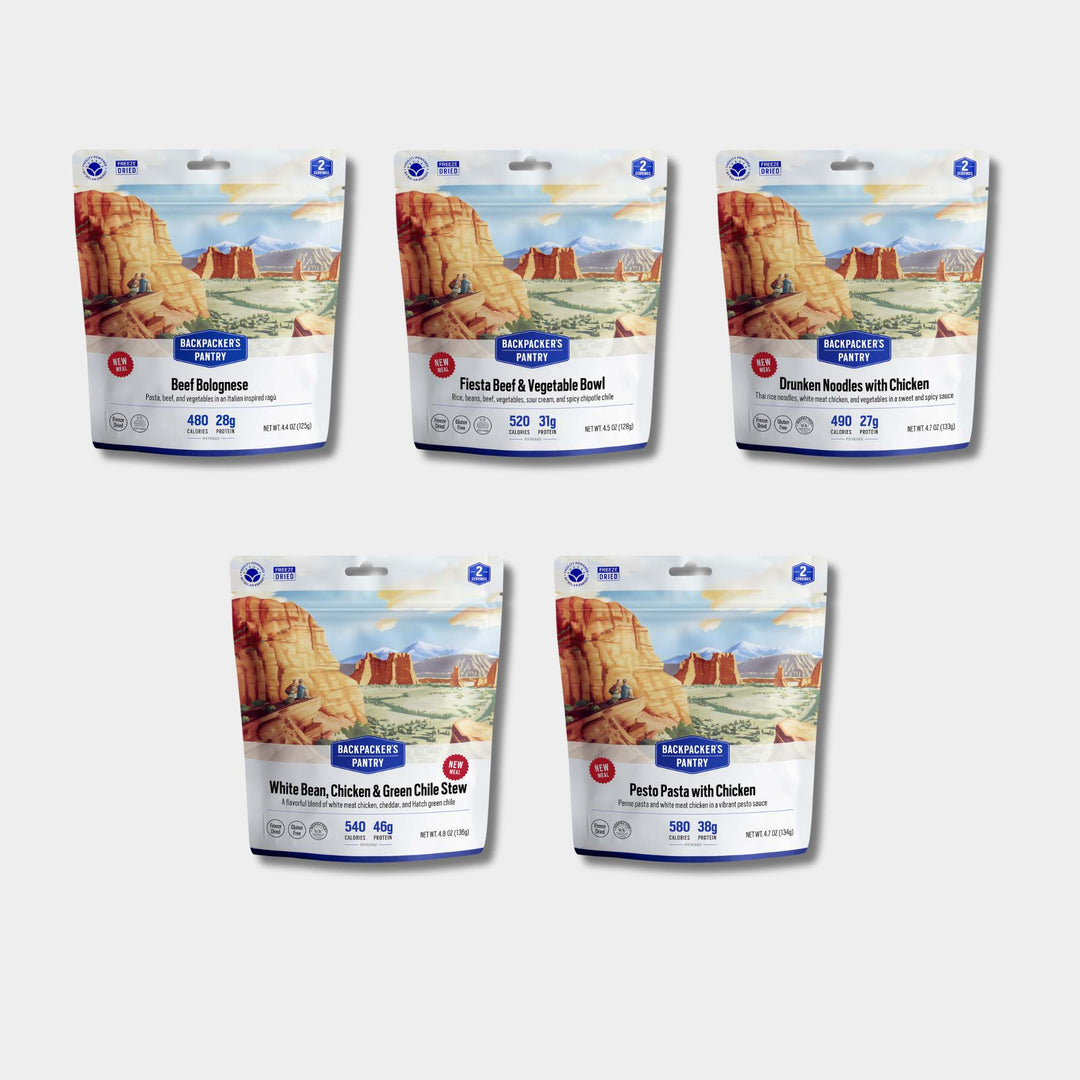 Backpacker's Pantry 5 New Meal Bundle