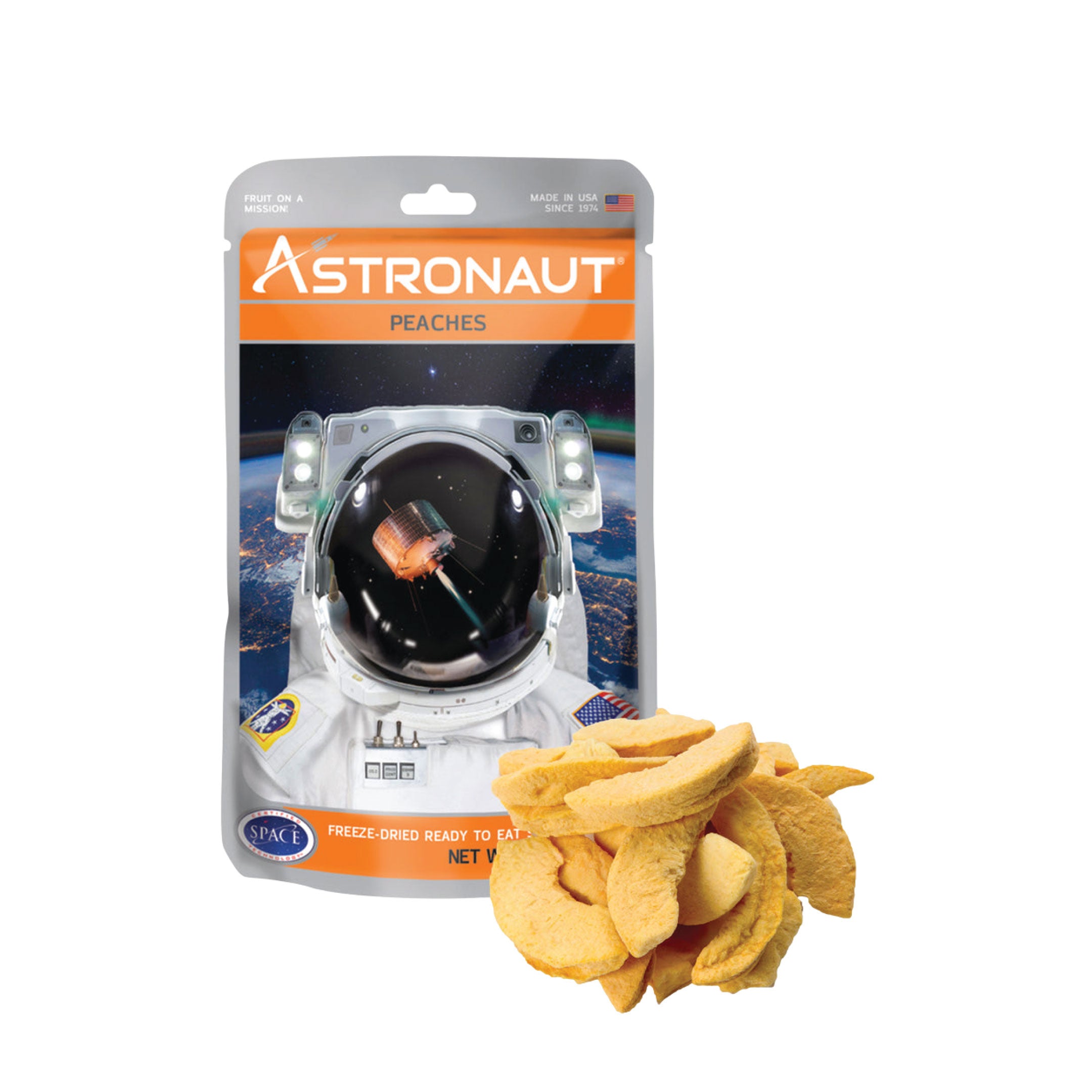 Peach キャスコ フルキャラ オレンジ3ダース Freeze-Dried Peaches – Backpacker's Pantry