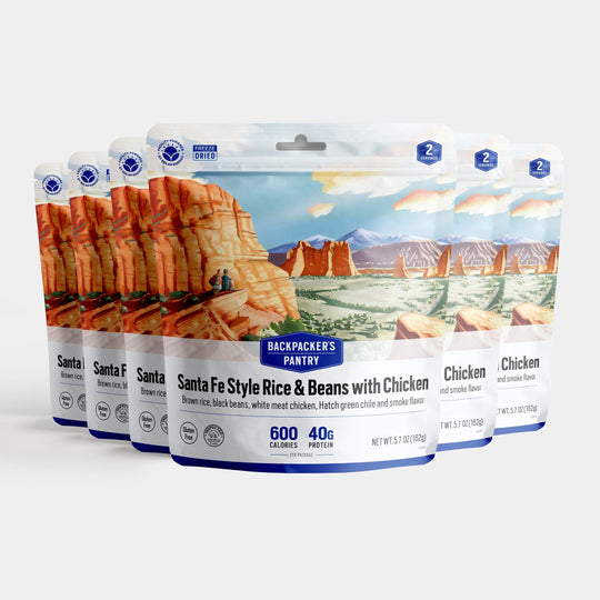 Backpacker's Pantry Santa Fe Style Rice and Beans with Chicken 6 Pack