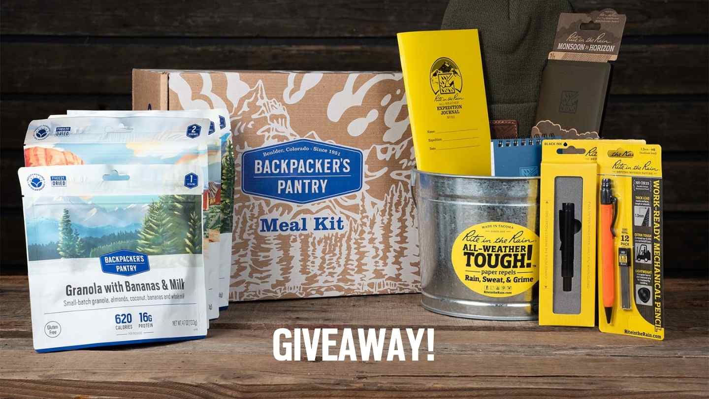 Backpacker’s Pantry X Rite In The Rain Giveaway