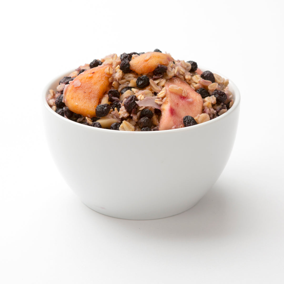 Blueberry Peach Crisp Prepared Product