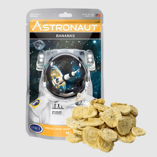 Astronaut Fruit - Freeze-dried bananas with bananas