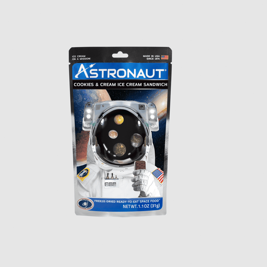 Astronaut Ice Cream - Cookies and Cream Front of package