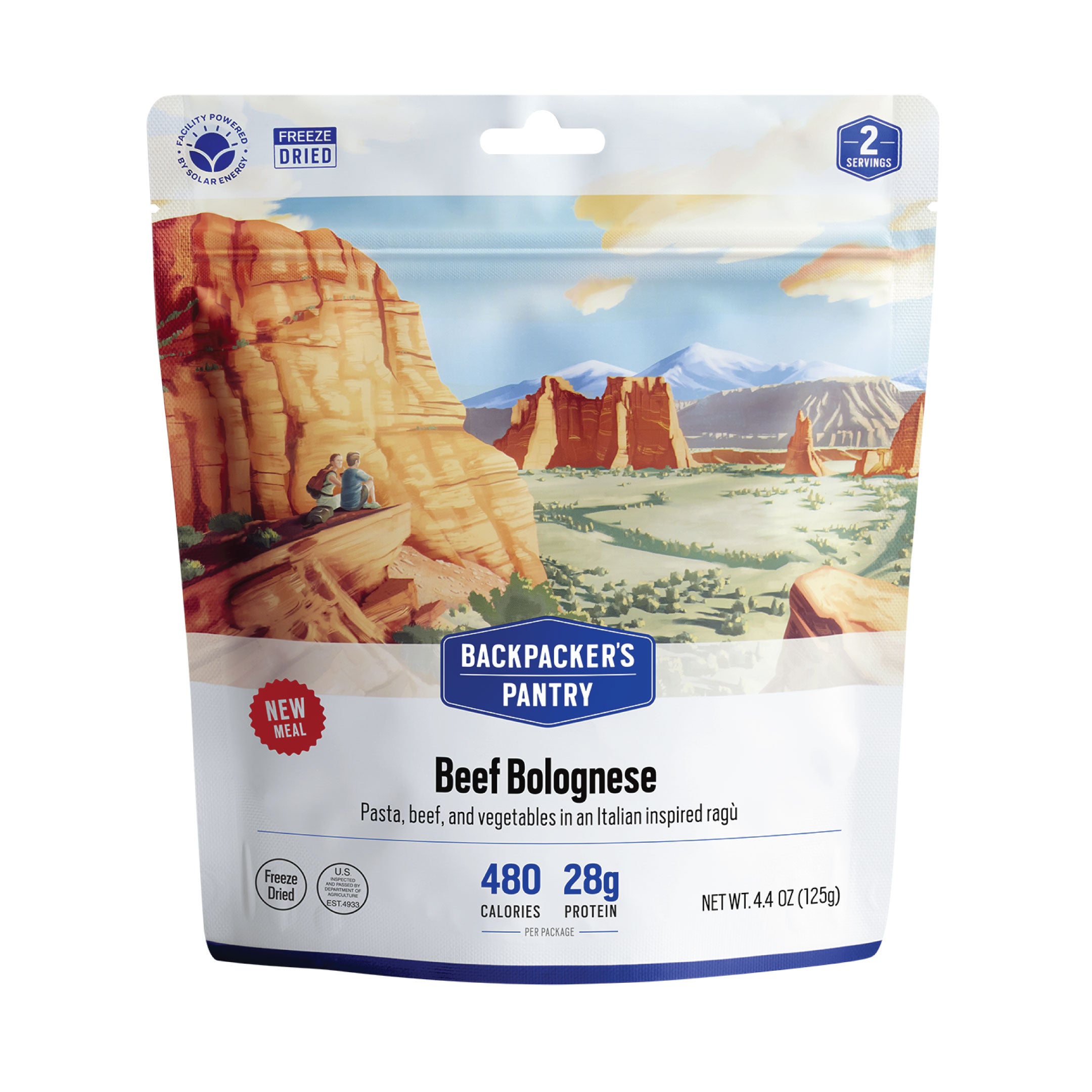 Backpacker's Pantry Beef Bolognese Front of Package