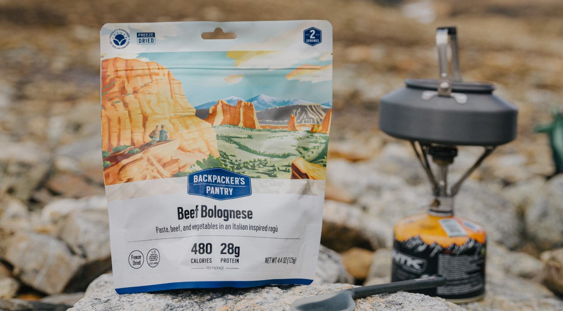 Beef Bolognese Camping meal
