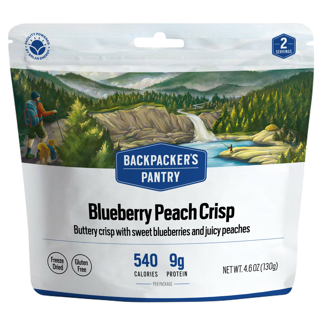 Backpackers Pantry Blueberry Peach Crisp Front of Package