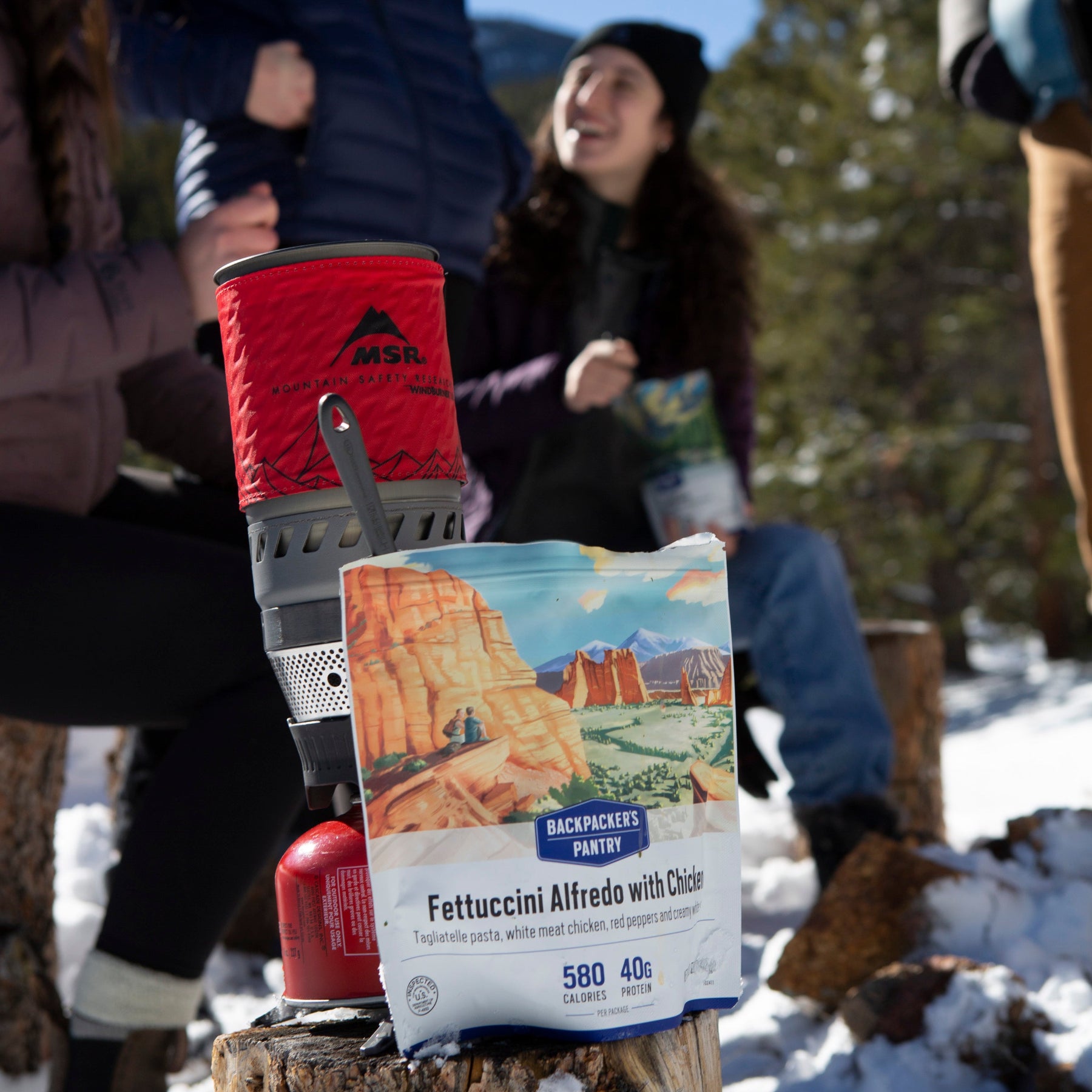 Best Backpacking Fettuccine Alfredo W/ Chicken | Backpacker's Pantry