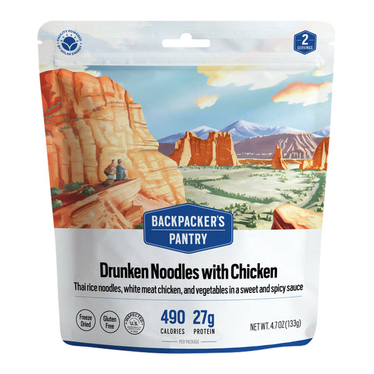 Backpacker's Pantry Drunken Noodles with Chicken Front of Package