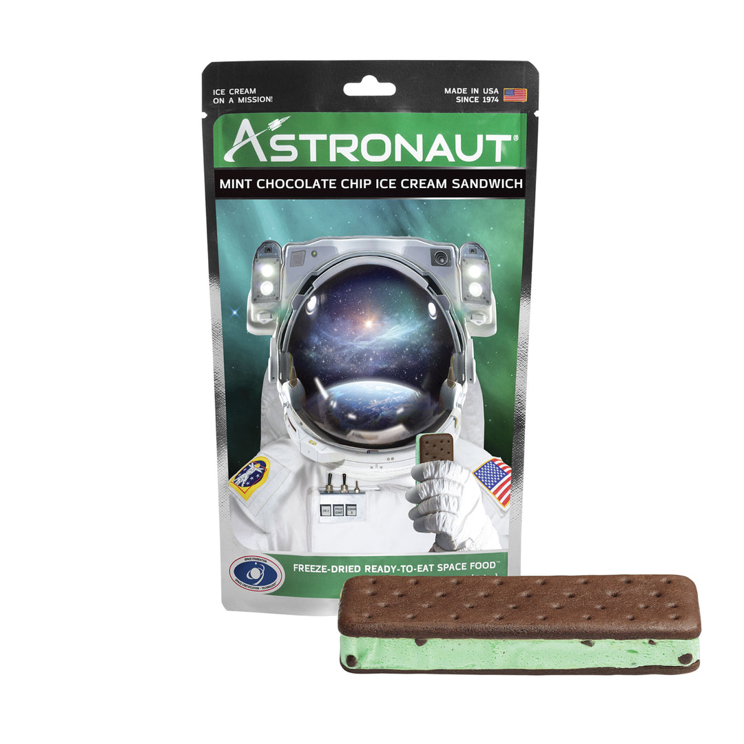 Mint Chocolate Chip Ice Cream Sandwich Front of Package