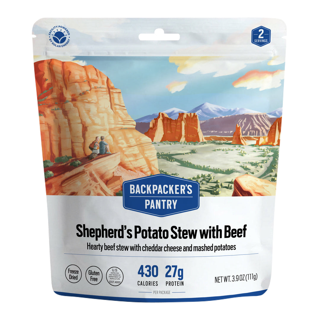 Backpacker's Pantry Shepherd's Potato Stew with Beef Front of Package