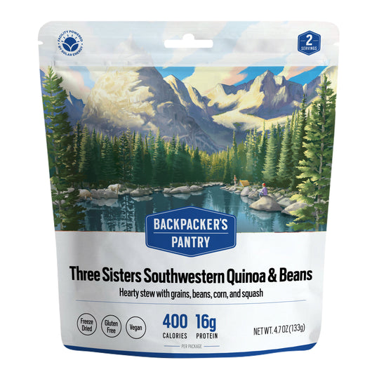 Backpacker's Pantry Three Sisters Southwestern Quinoa & Beans Front of Package