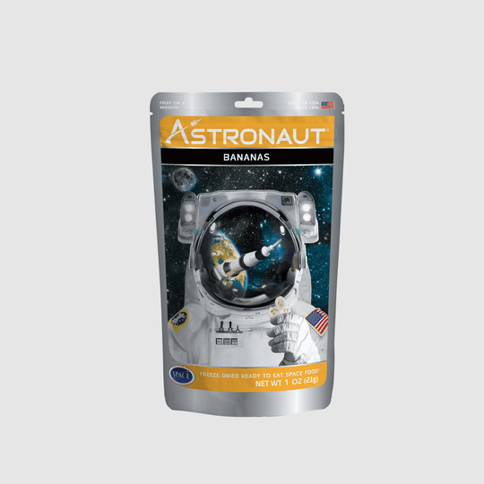 Astronaut Fruit - Freeze-dried bananas front of package