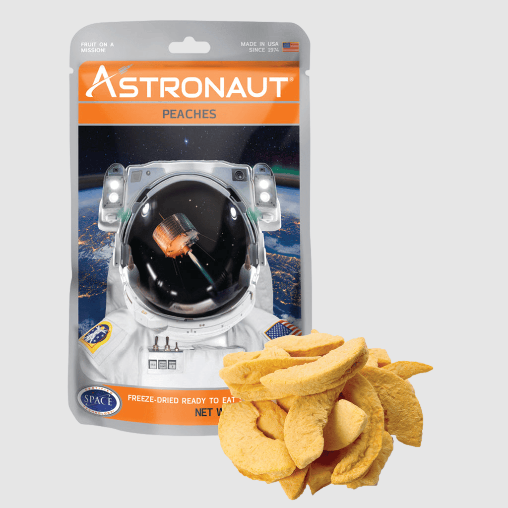 Astronaut Fruit - Freeze-dried peaches with peaches image
