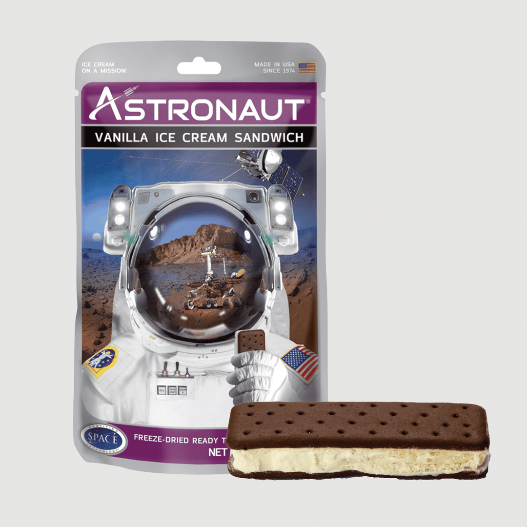 Astronaut Ice Cream - Vanilla Ice Cream Sandwich with ice cream image