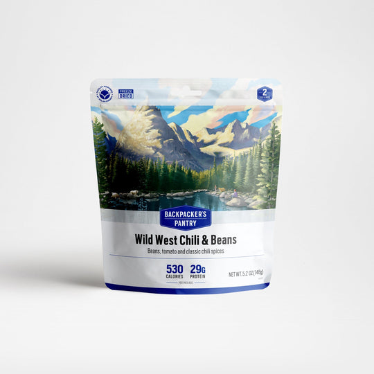 Backpacker's Pantry Wild West Chili & Beans Packaging Front