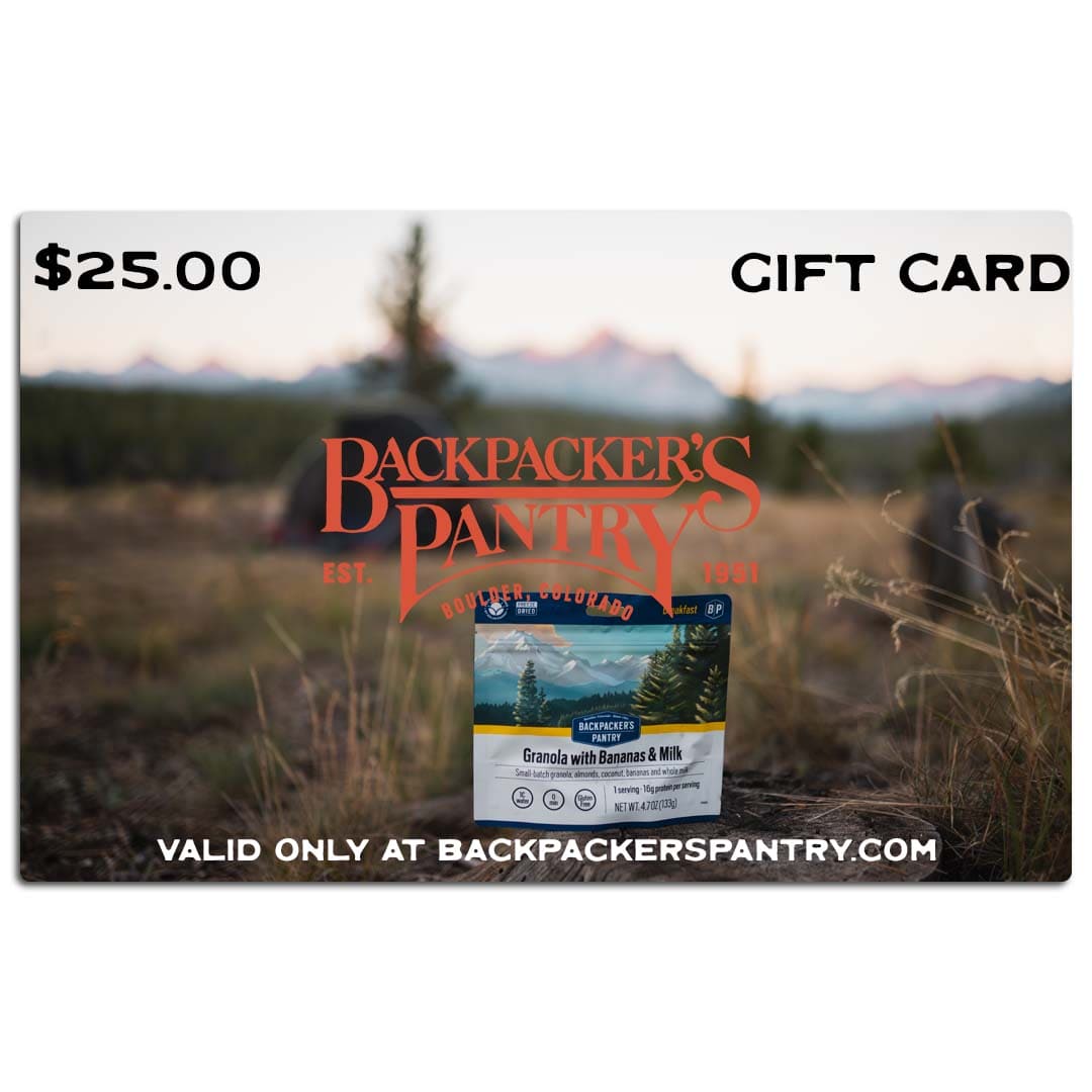 Backpacker's Pantry Online Gift Card